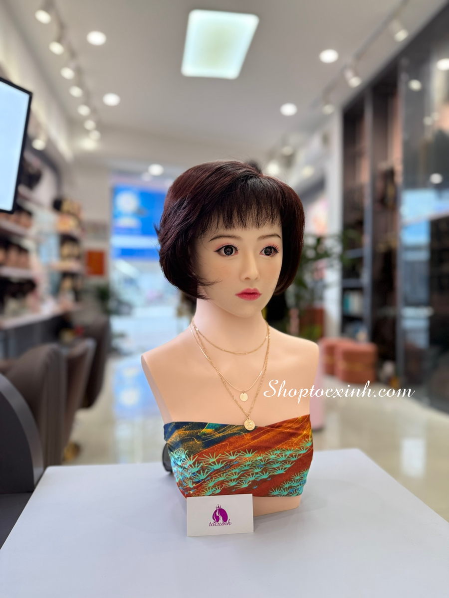 TÓC BOB NGẮN TÓC GIẢ LÀM BẰNG TÓC THẬT